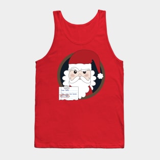 Letter to Santa Claus from a liar Tank Top